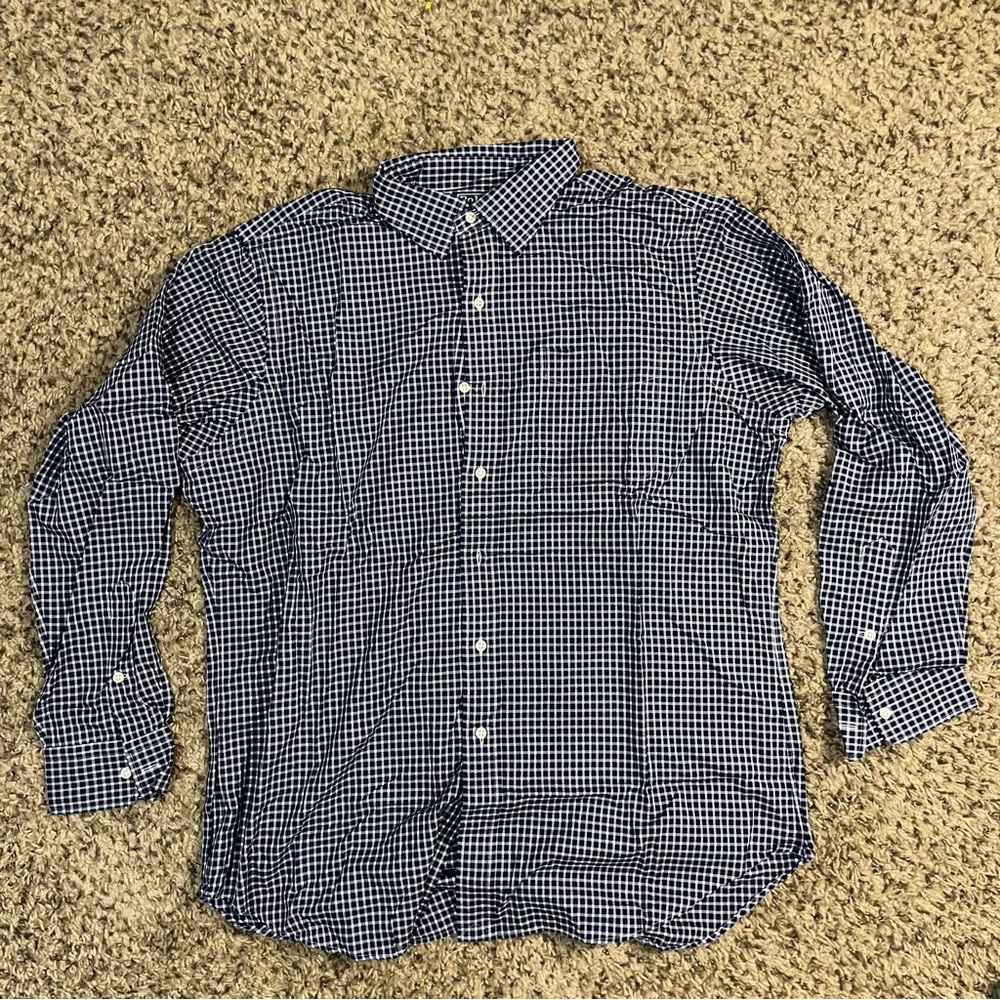 Polo by Ralph Lauren Men’s XL Purple and White Dress Shirt